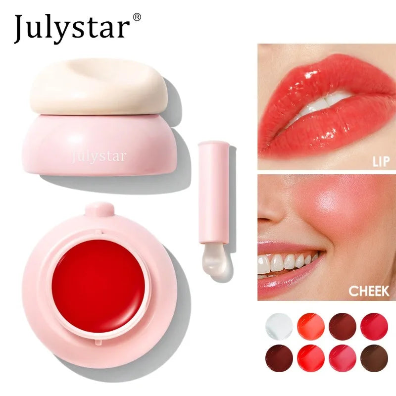Qme Moisturizing Solid Lip Jelly Tinted Cheek Balm – 8 Shades Tinted Lip Balm Qme