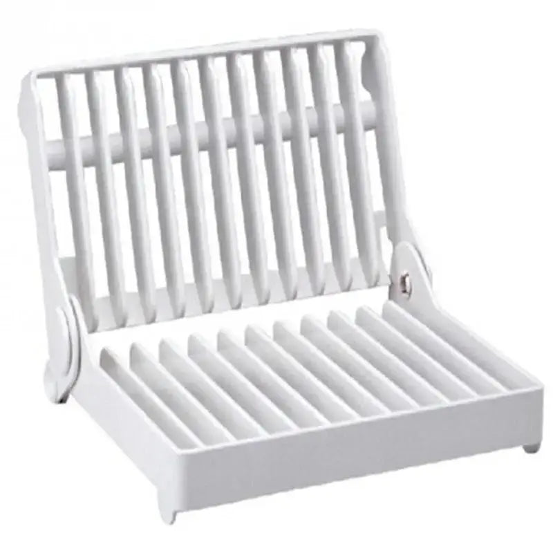 Foldable Kitchen Dish Drying Rack – Cup & Plate Storage Tray Dish Drying Rack Qme