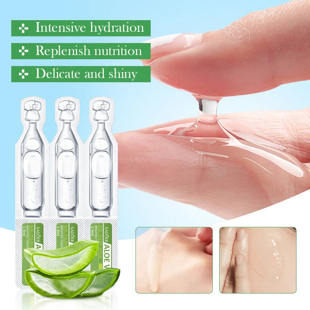 Aloe Vera Moisturizing Essence Sheets – 20 pcs Travel Size Moisturizing Essence Sheets Qme
