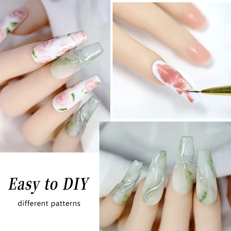 Arte Clavo Blossoming Gel Polish – Watercolor Nail Art 10ml Gel Nail Polish Qme