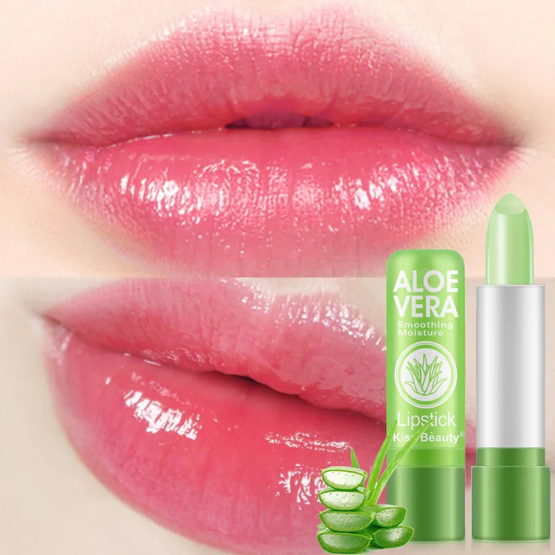 Aloe Vera Color-Changing Lipstick – Moisturizing Lip Balm Color-Changing Lip Balm Qst