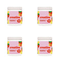 Women's Creatine Monohydrate 3000mg Powder | Strawberry Lemonade Creatine Supplement Powder Qst 38.8 oz in 4 boxes