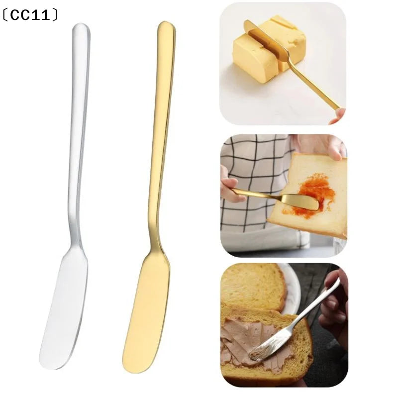 Stainless Steel Butter Knife & Sandwich Spreader | 4 Colors Butter Knife Spreader Qme