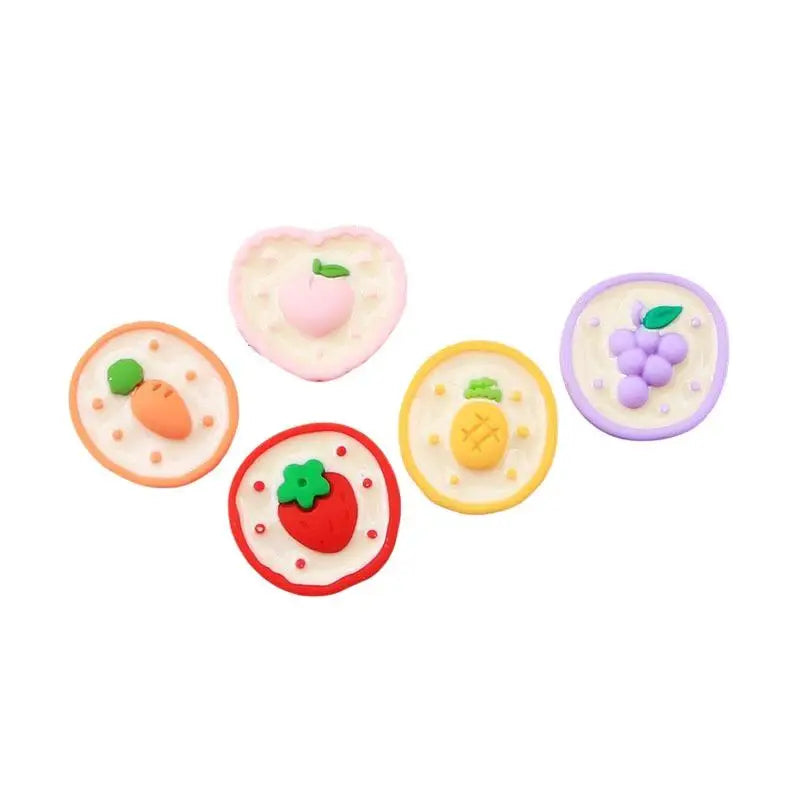 Fruit Cartoon Resin Flatback Charms – DIY Phone Case & Craft Decor Resin Flatback Charms Qme