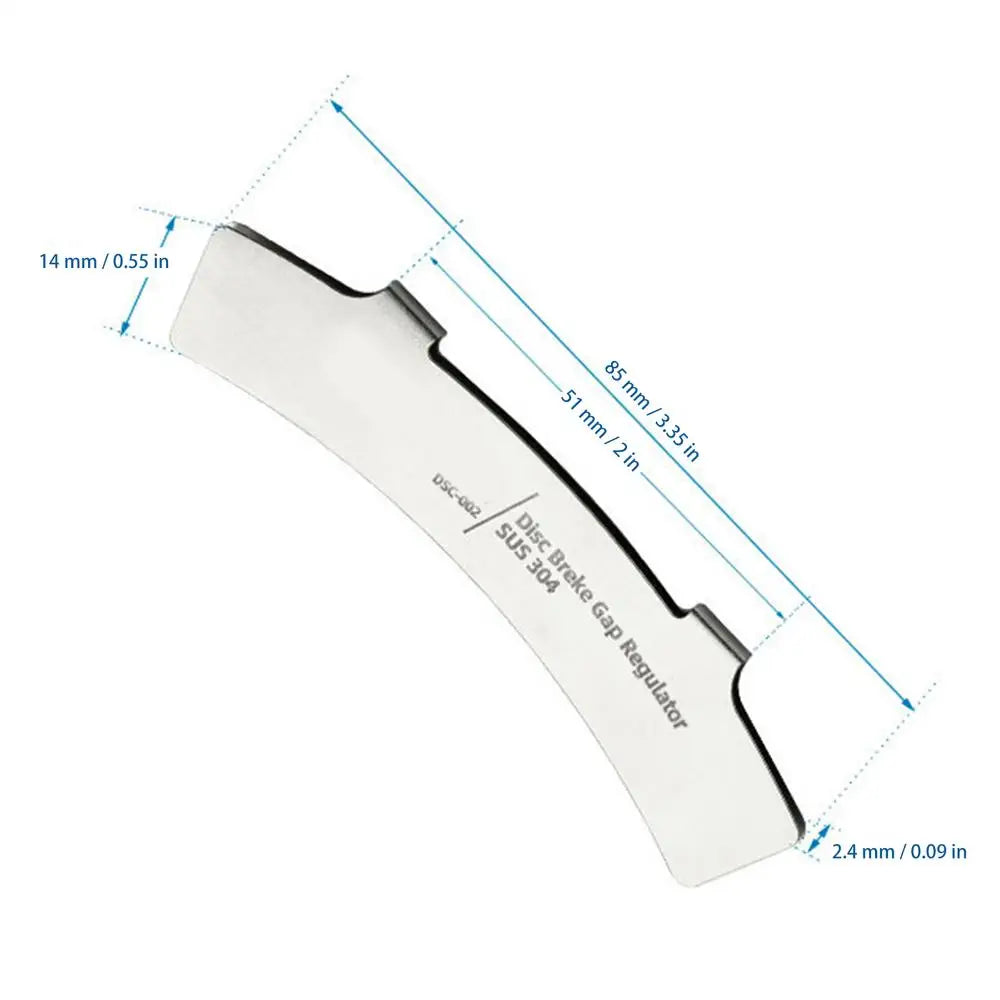 Bicycle Disc Brake Caliper Alignment Tool – 304 Stainless Steel Disc Brake Alignment Tool Qme B