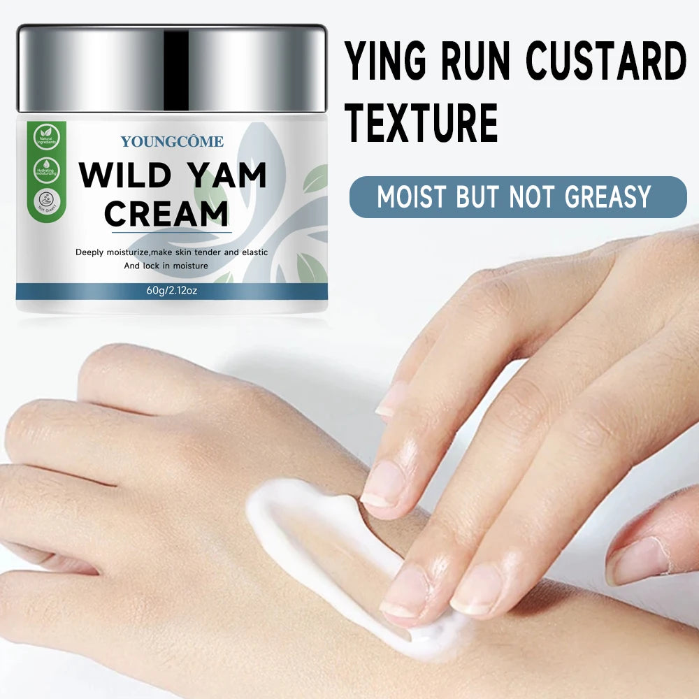 YOUNGCOME Wild Yam Hydrating Cream – Moisturizer All Skin Face Moisturizer Cream Qst