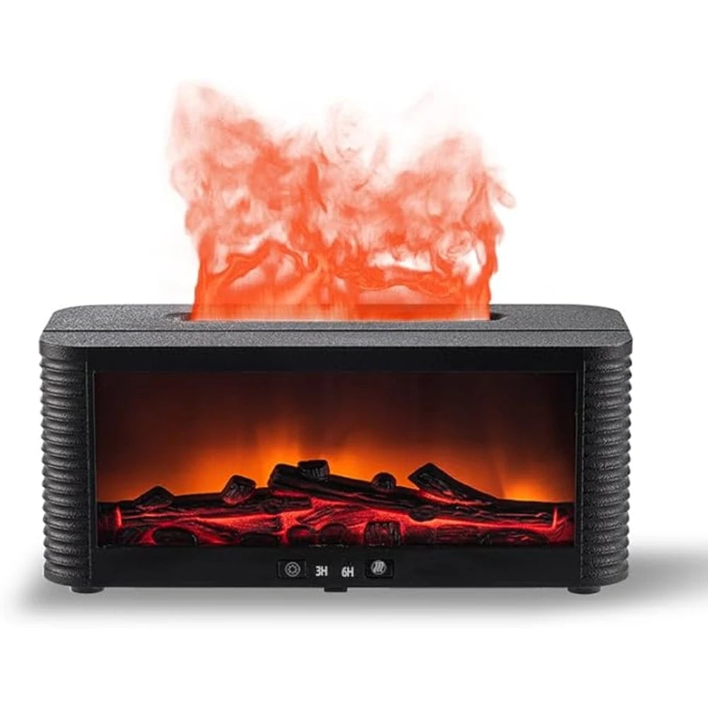 MiLESEEY Flame Aromatherapy Humidifier – Timer & Auto-Off Aromatherapy Humidifier Qst