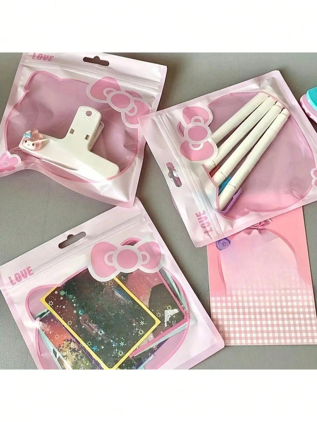 Cartoon Self-Sealing Plastic Bags – Jewelry, Nail Art & Cosmetics Plastic Storage Bags Qme