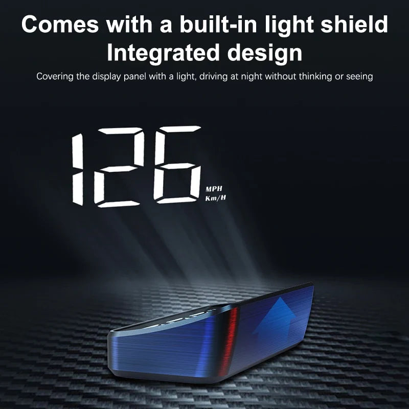 GPS HUD Head-Up Display – Digital Car Speedometer GPS HUD Speedometer Qme