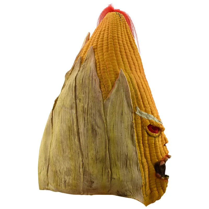 Evil Corn Horror Latex Full Face Mask – Halloween Cosplay Costume Latex Mask Qme