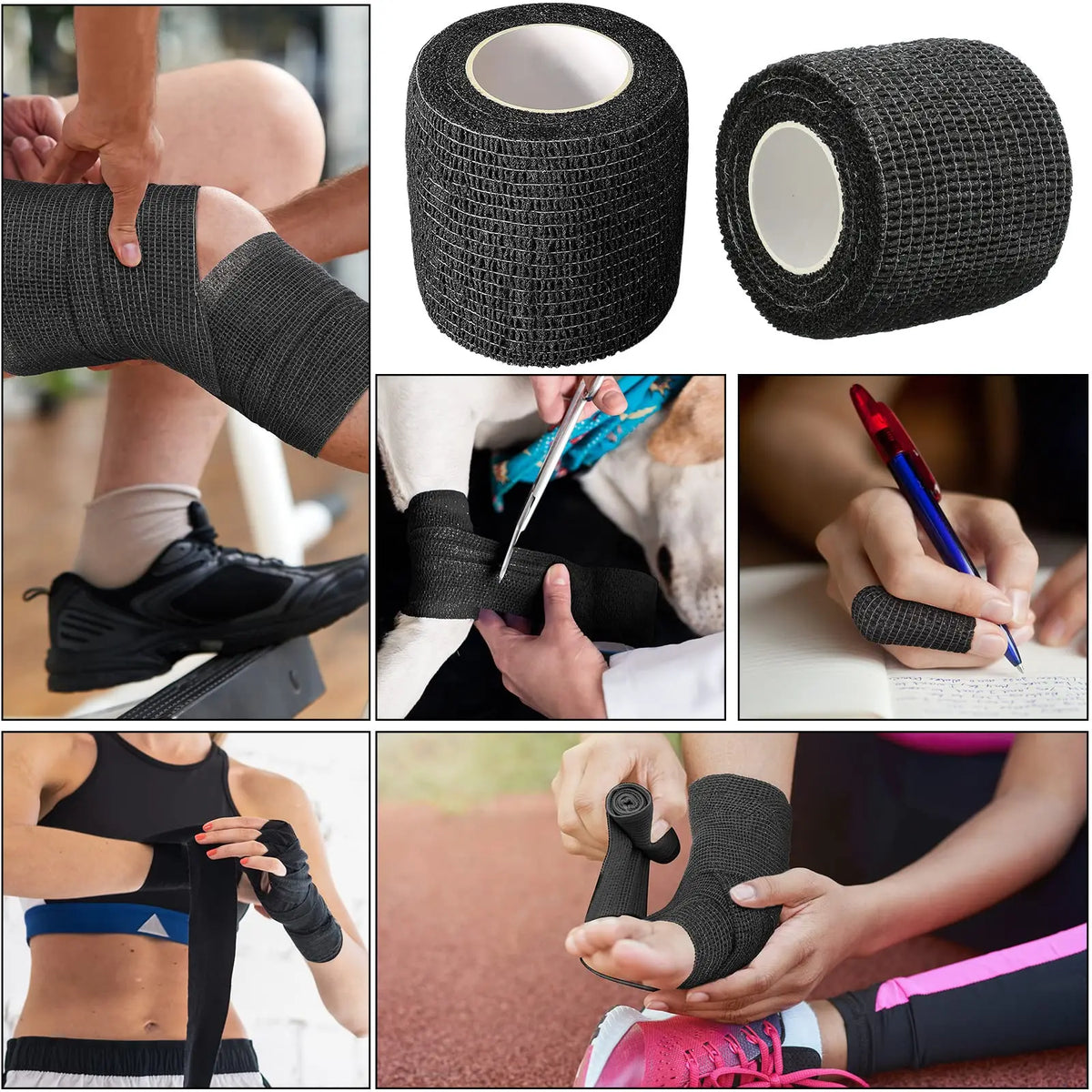 Tattoo Handle Grip Tape – Non-Woven Anti-Slip Bandage Wrap Tattoo Grip Tape Qme