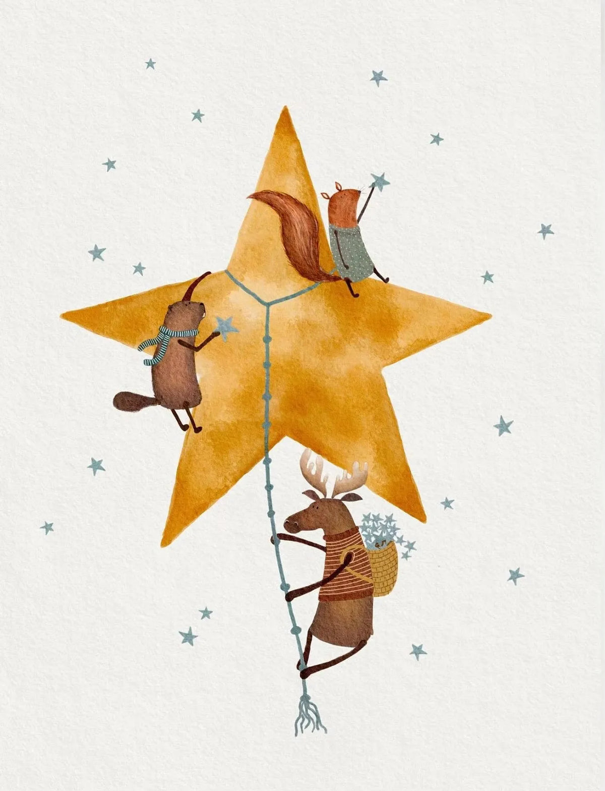 Kids Cartoon Canvas Wall Art Prints – Cute Home Decor Canvas Wall Art Qst HW50440-06 50x70cm Unframed