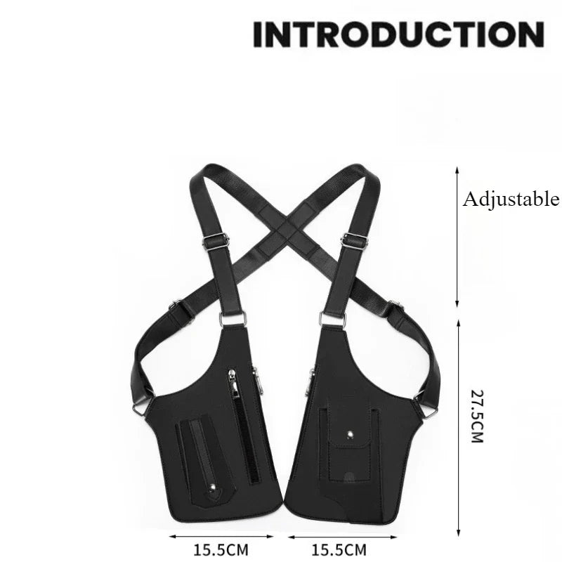 Men's Retro Underarm Satchel – Multi-functional Outdoor Bag Men's Shoulder Satchel Qme