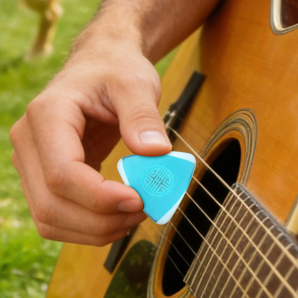 Nylon Non-Slip Guitar Picks – Thin Acoustic & Bass Picks Guitar Picks Qst