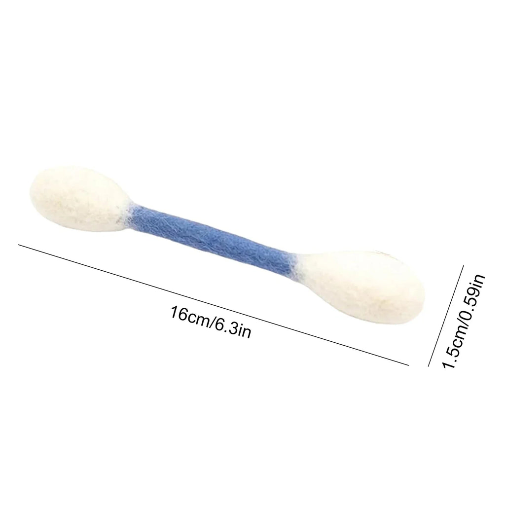 Giant Catnip Q-Tip Cat Toy – Felt Interactive Tooth Cleaner Interactive Cat Toy Qme