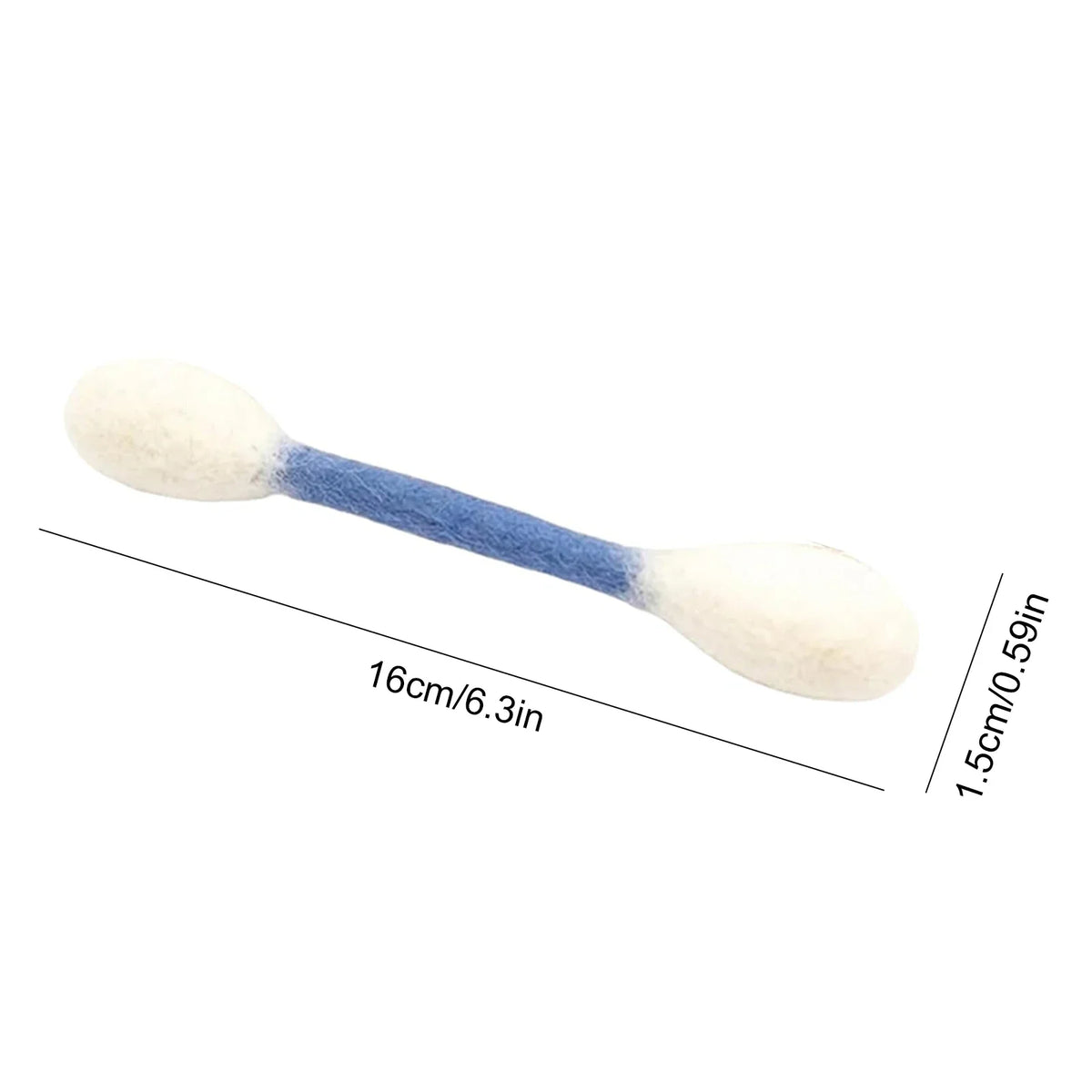 Giant Catnip Q-Tip Cat Toy – Felt Interactive Tooth Cleaner Interactive Cat Toy Qme