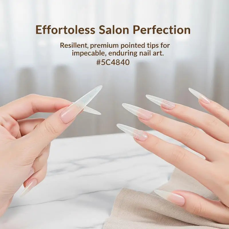 Clear Stiletto Nail Tips 238 Pcs – Chic Nail Art Designs Stiletto Nail Tips Qme