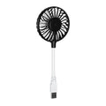 Mini USB Fan 360° Adjustable Portable Fan for Laptop & Desk Portable USB Fan Qme black