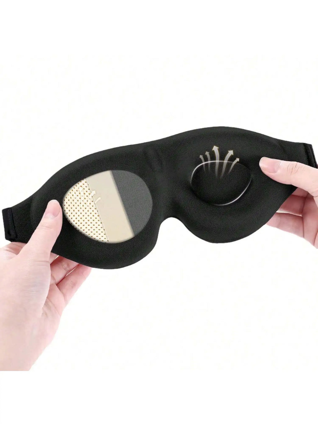 3D Sleep Mask with Ear Plugs – Soft Light-Blocking Eye Mask Sleep Mask Set Qme