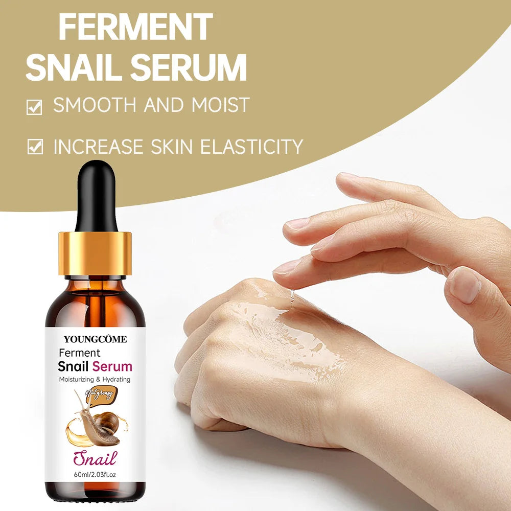 YOUNGCOME Snail Collagen Face Serum – Korean Skin Care Face Serum Qst