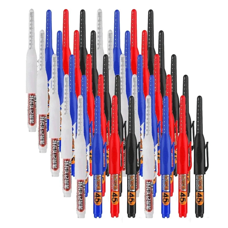 Waterproof Deep Hole Marker Pen – Long Nib Carpenter Pen