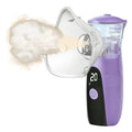 Jitesy Portable Mesh Nebulizer – Silent, Smart Timer, Rechargeable Mesh Nebulizer Qst Purple