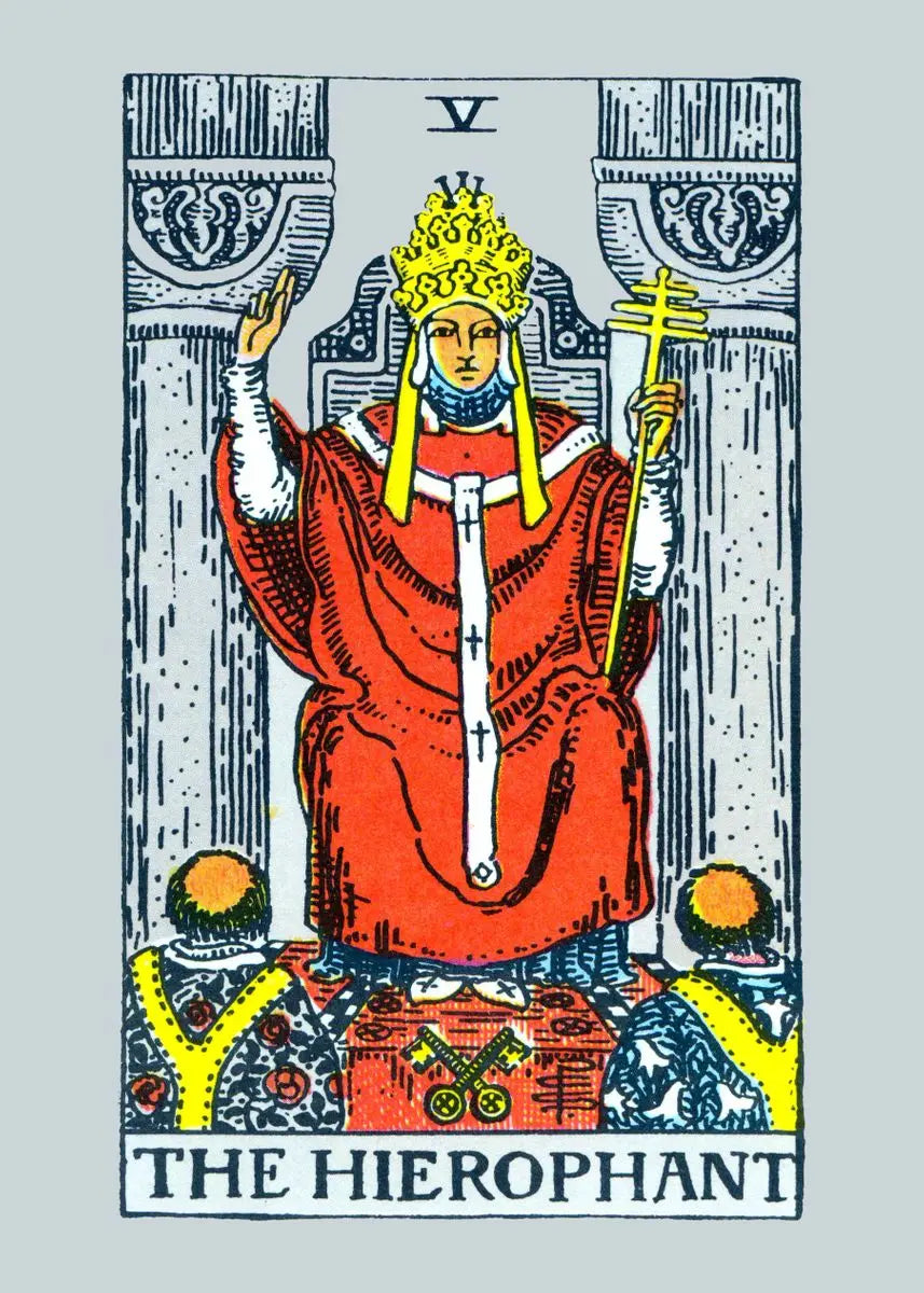 Tarot Card Canvas Wall Art – Witchy Occult Illustration Poster Canvas Wall Art Qst K 20x30cm Unframed