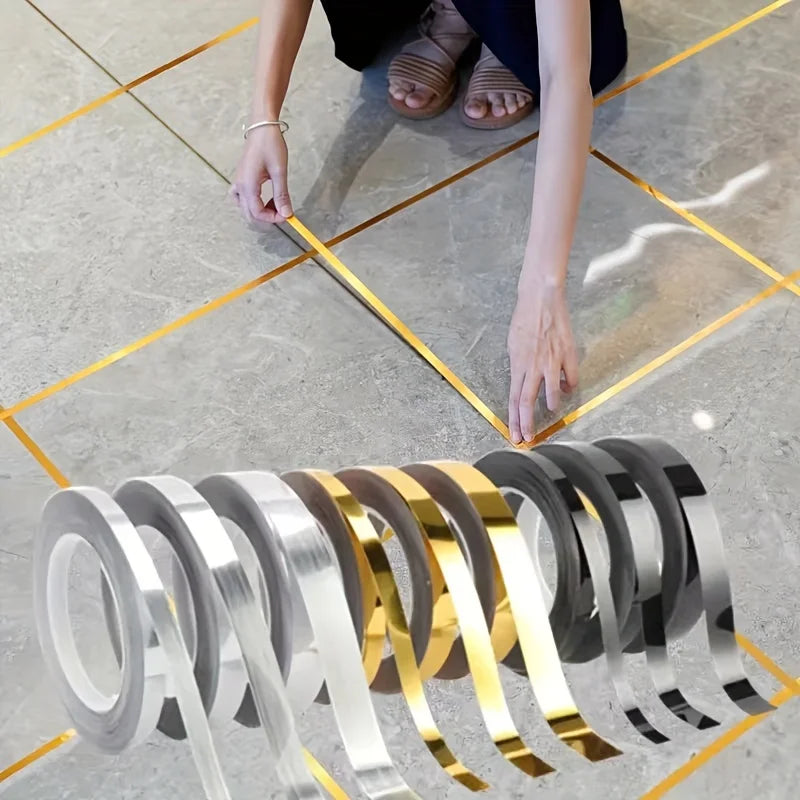 Waterproof Self-Adhesive Tile Floor Seam Strip | 1 Roll Floor Seam Strip Qme