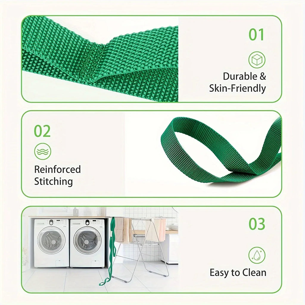 10 Loop Non-Elastic Yoga Stretching Strap with Workout Guide Yoga Stretching Strap Qme