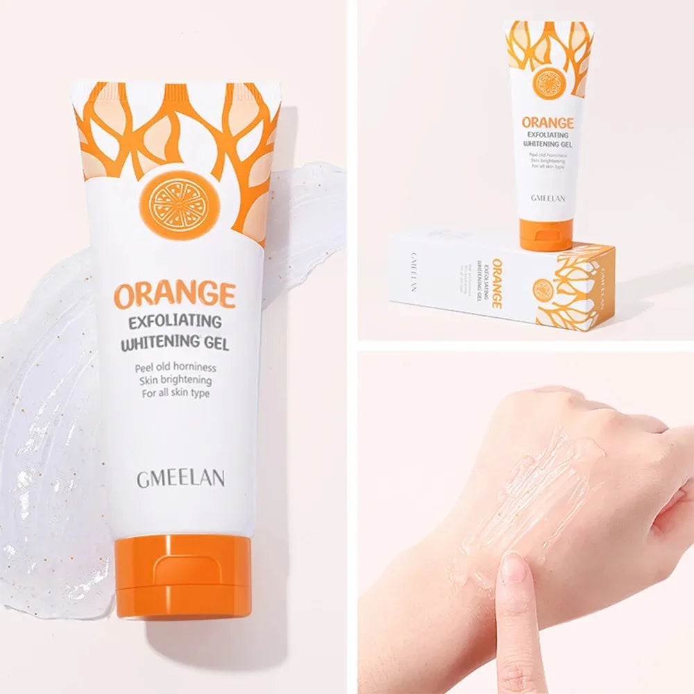 YOUNGCOME Orange Gel Exfoliating Scrub – Brighten & Moisturize 50g Face Exfoliating Scrub Qst