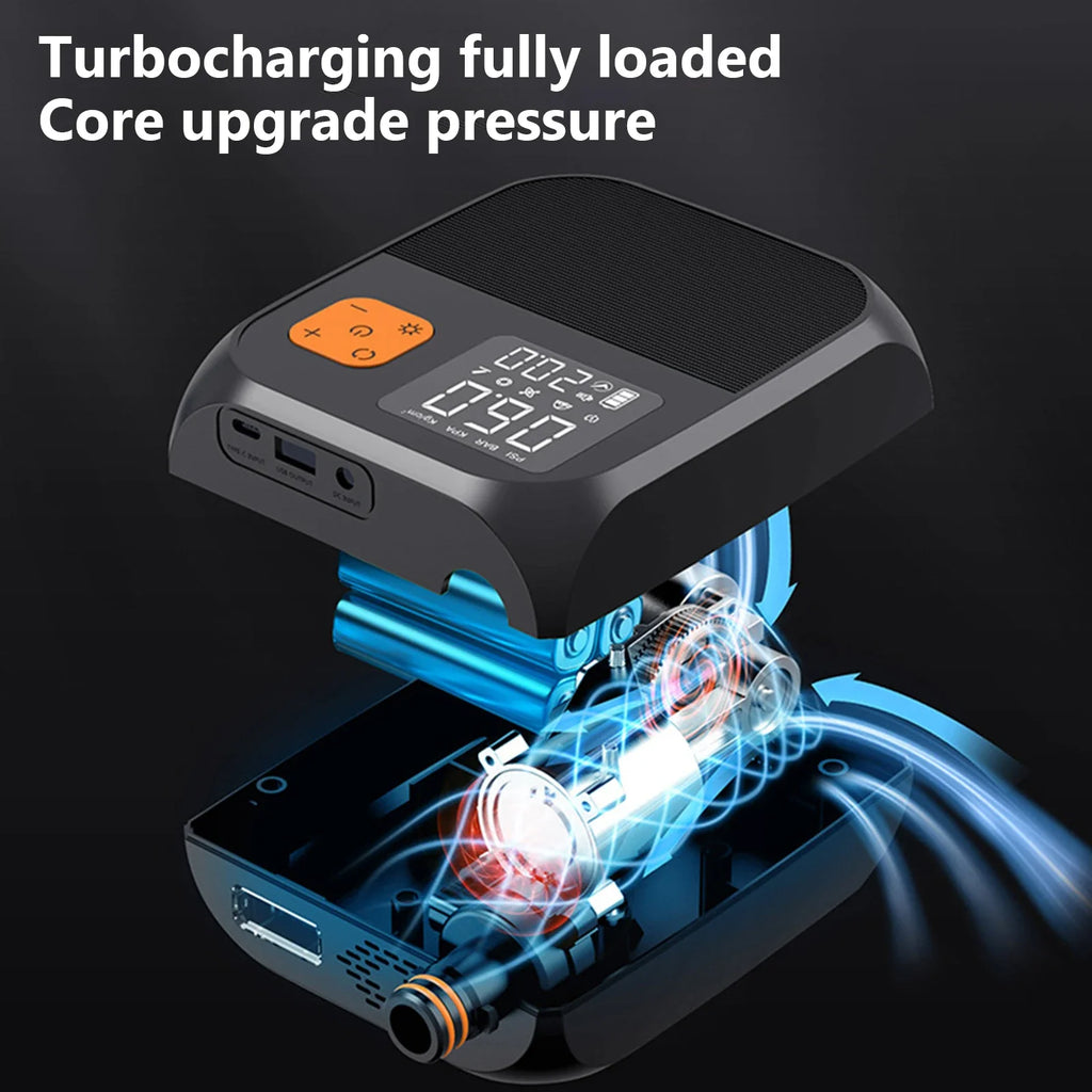 Qme 25PSI Rechargeable Electric SUP Paddleboard Pump Electric SUP Pump Qme