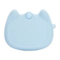 Silicone Retainer & Denture Case with Vent Holes | Portable Dental Storage Case Qst Light blue