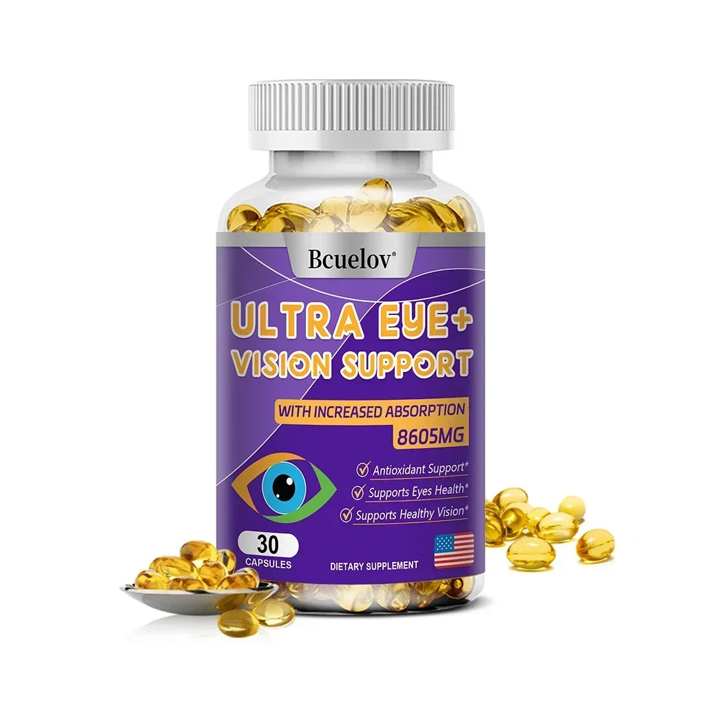 Lutein Zeaxanthin Capsules – Eye Health & Sleep Support Eye Health Supplement Qst 30 count-1 bottle