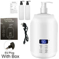 Electric Massage Oil Warmer – LED Display, 2 Bottles, 30–65°C Massage Oil Warmer Qst White-EU Plug