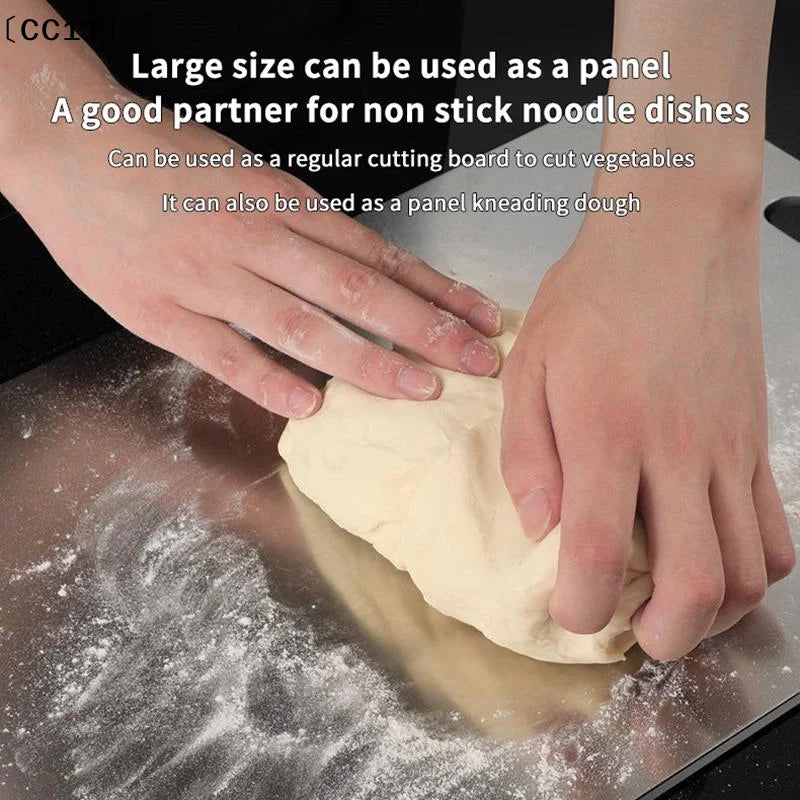 Stainless Steel Double-Sided Cutting Board – 5 Sizes Cutting Board Qme