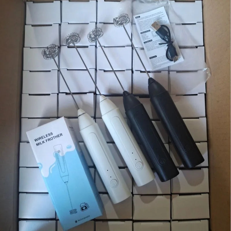 ZARTSEN Electric Milk Frother Handheld Whisk & Egg Beater Milk Frother Whisk Qst