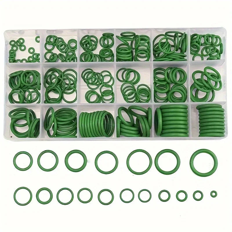 Auto AC O-Ring & Gasket Toolbox Kit | Car AC Sealing Set AC Sealing Kit Qme