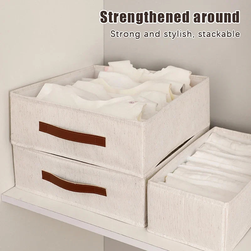 Wardrobe Drawer Organizer for Clothes, Ties, Socks & Bras Drawer Organizer Qme