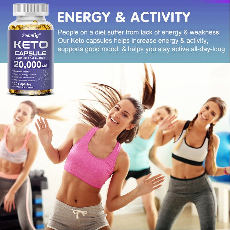 Keto BHB & Apple Cider Vinegar Capsules – NON-GMO Supplement Dietary Supplement Qst
