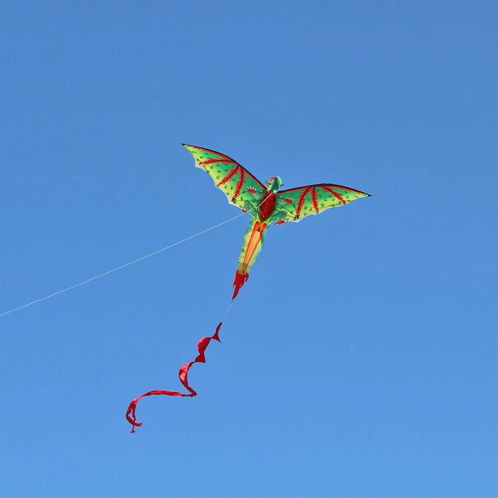 3D Dragon Kite for Kids – Outdoor Flying Toy with Tail Kids Outdoor Kite Qme