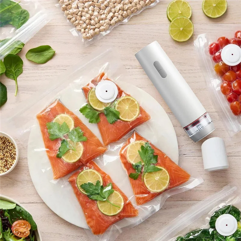 MiLESEEY B15C Compact Vacuum Sealer + 30 BPA-Free Bags Vacuum Food Sealer Qst