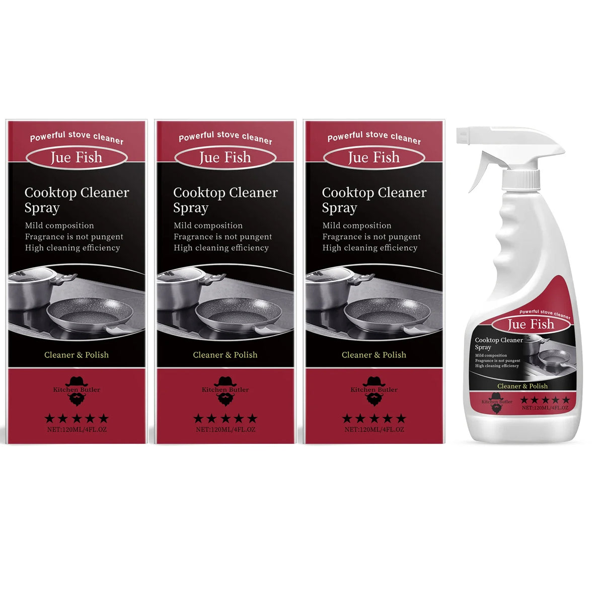 Kitchen Degreaser Foam Spray – Cuts Grease & Freshens Surfaces Kitchen Degreaser Spray Qme 3 X 120ml Boxed