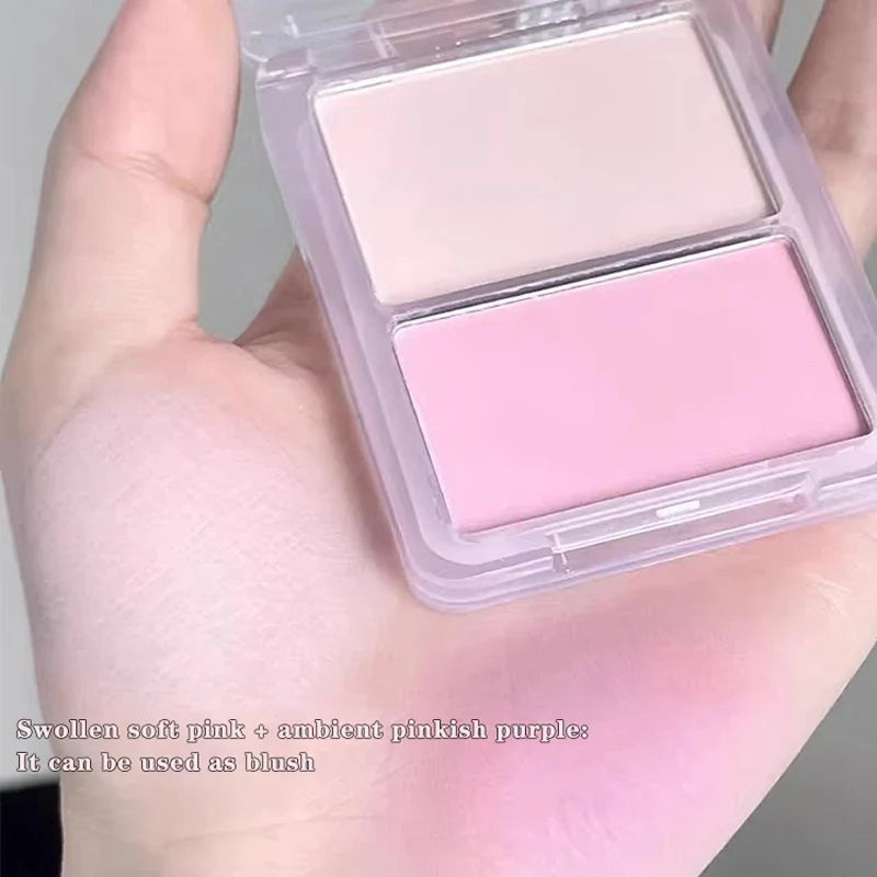 2-in-1 Contour & Highlight Palette – Matte & Glow | Qme Contour Highlight Palette Qme