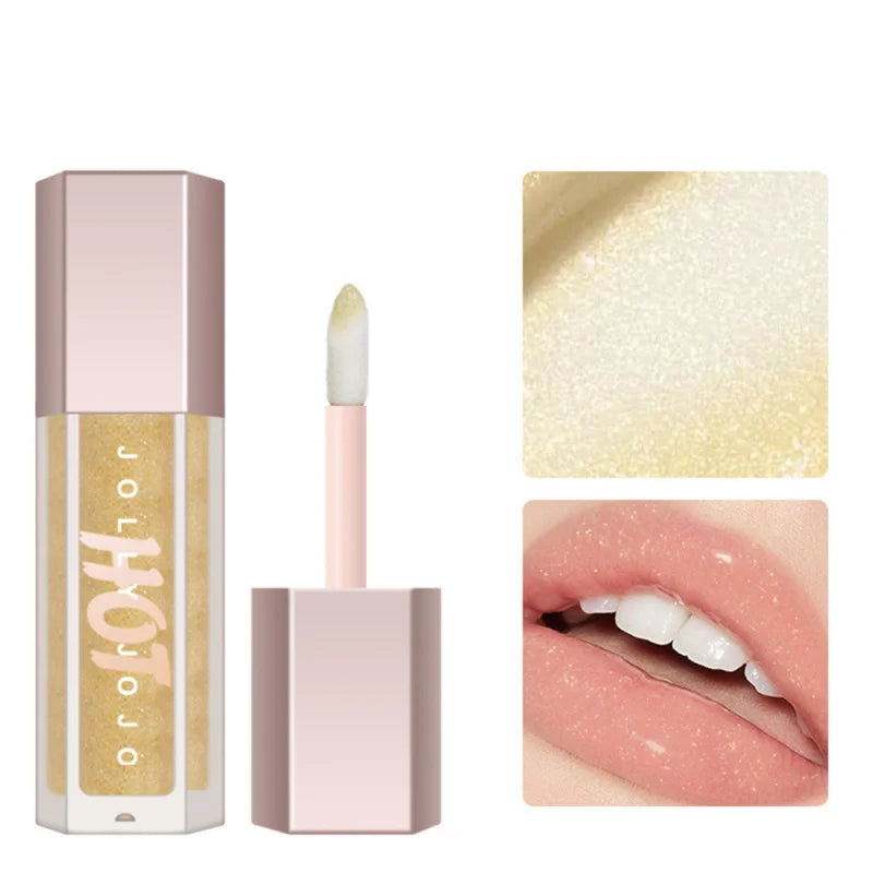 JOLLY JOJOT Transparent Lip Gloss Mirror Glaze Set 2PCS Lip Gloss Set Qst
