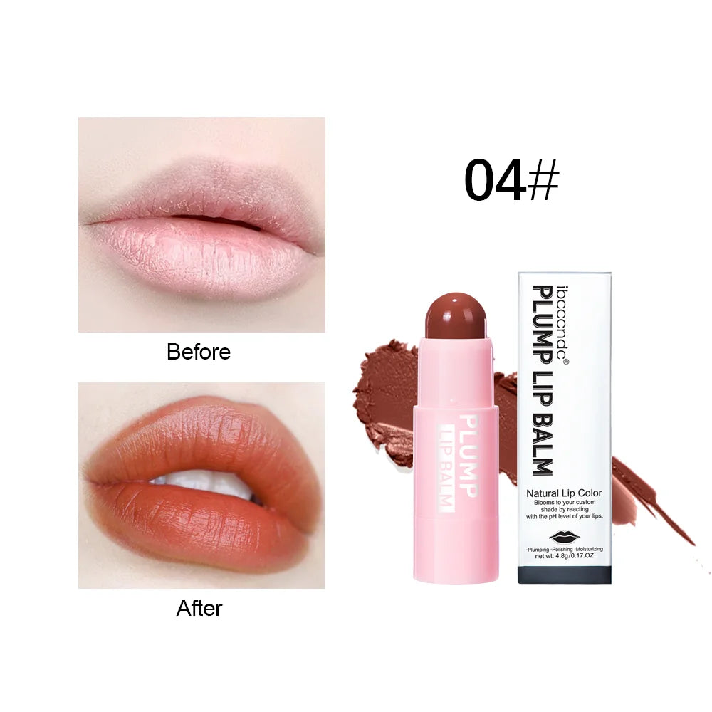 Tinted Plumping Lip Balm with Peptide – 4 Colors Tinted Lip Balm Qst 04