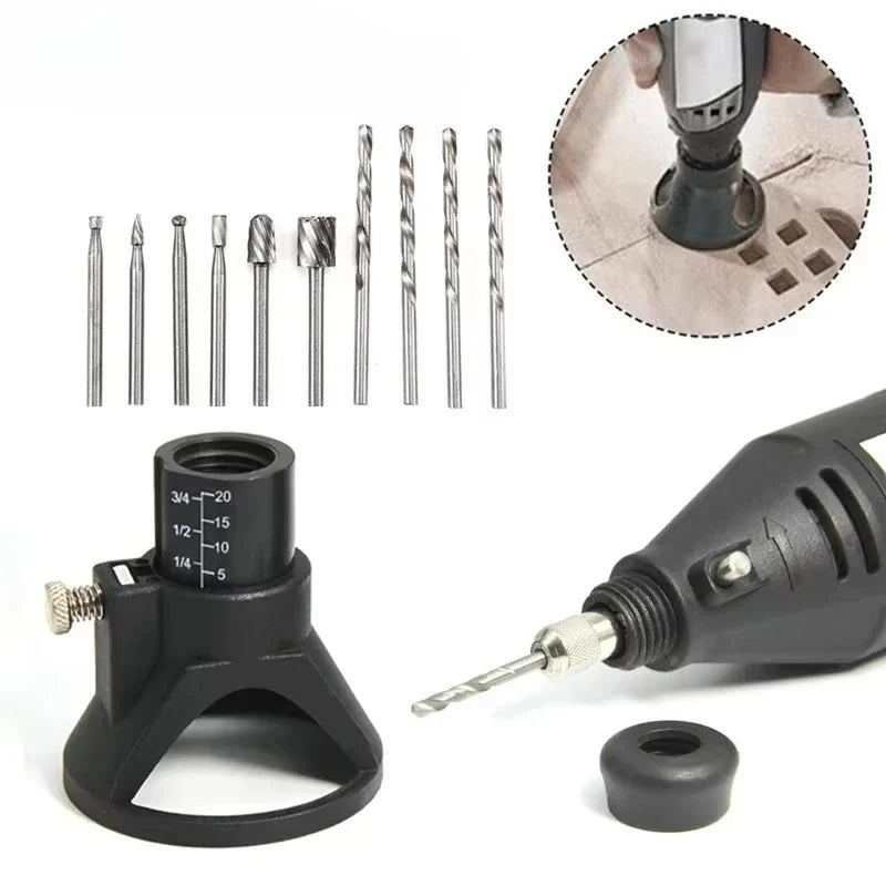 Rotary Router Milling Cutter Guide Attachment for Dremel Rotary Tool Attachment Qme