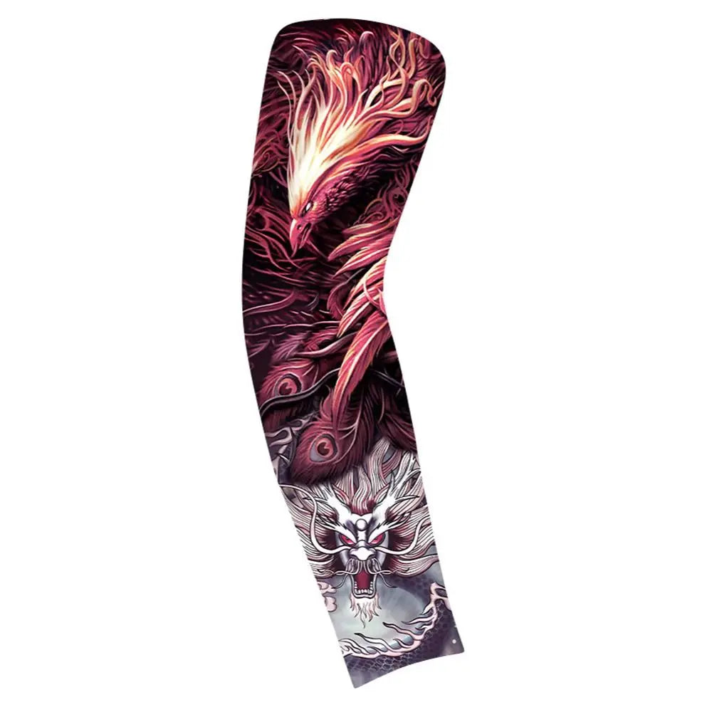 Flower Tattoo Arm Sleeve – Breathable UV Sun Protection Tattoo Arm Sleeve Qme style 10