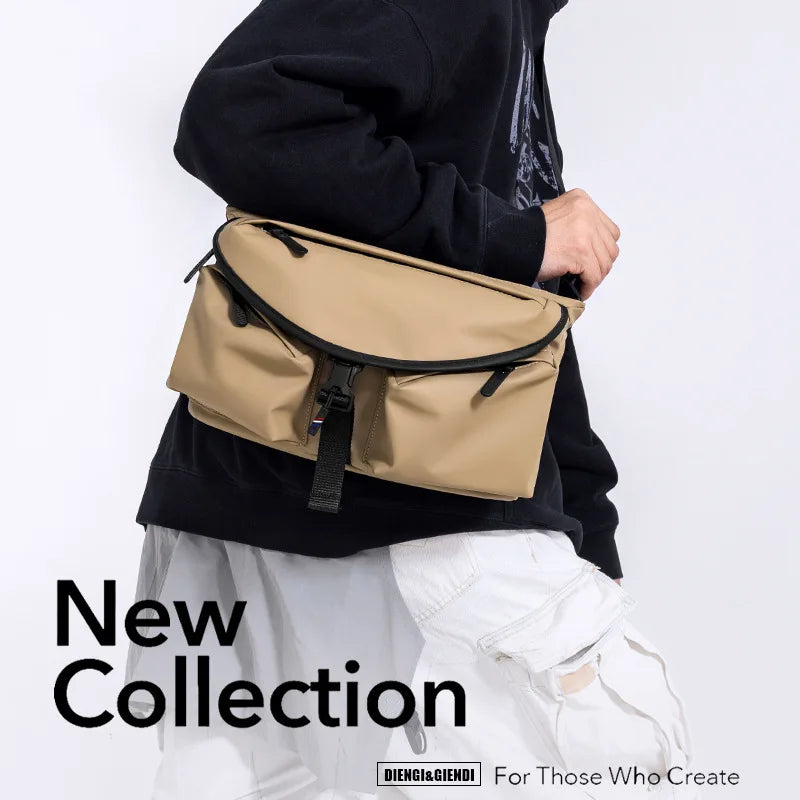 Lightweight PU Waterproof Crossbody Sling Bag | Commute & Street Crossbody Sling Bag Qme