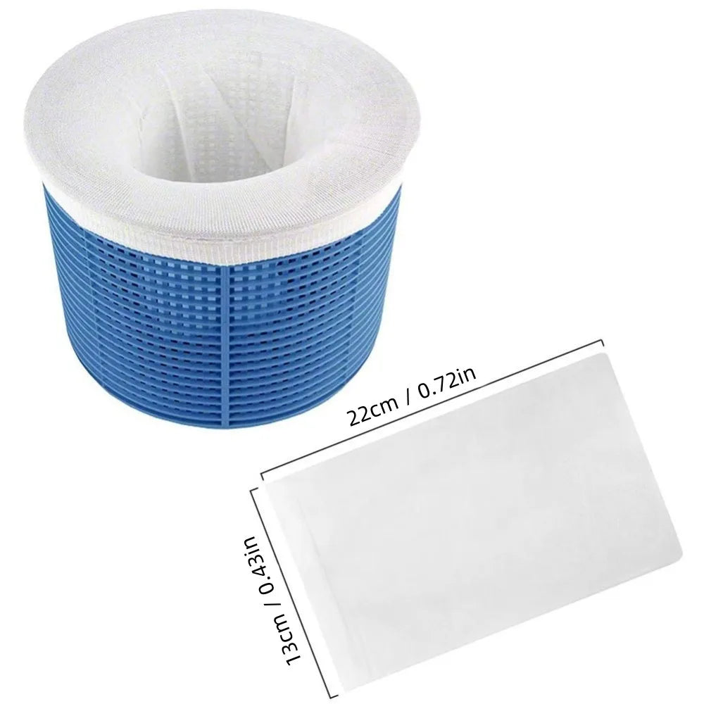 Pool Skimmer Nylon Filter Socks 10/20 Pack – Reusable Pool Skimmer Filter Socks Qme