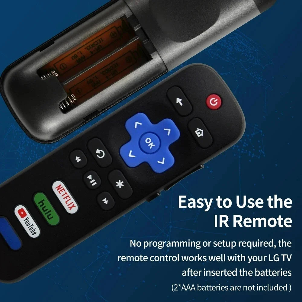Universal Remote Control for Roku HD XD XS Streaming Player Streaming Remote Control Qme